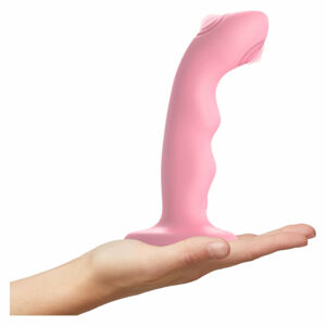 Strap-on-me M - Waterproof, Pulsating G-Spot Vibrator (Pink)