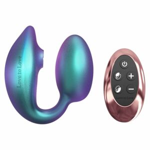 Love to Love Wonderlover - Clitoral Stimulator and G-Spot Vibrator (Metal Green)