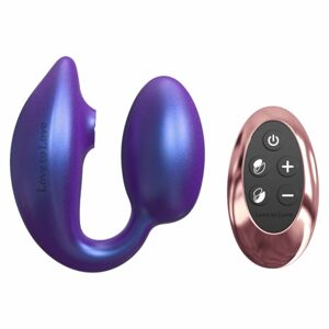 Love to Love Wonderlover - Clitoral Stimulator and G-Spot Vibrator (Metal Purple)
