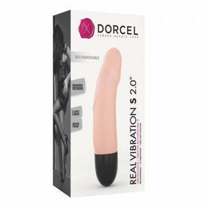 Dorcel Real Vibration S 2.0 - nabíjací vibrátor (prírodná farba)