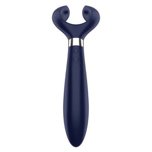 Satisfyer Endless Fun - nabíjateľný, vodotesný párový vibrátor (modrý)