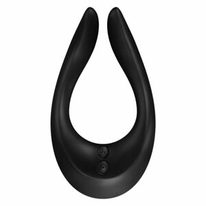 Satisfyer Endless Joy - nabíjateľný, vodotesný párový vibrátor (čierny)