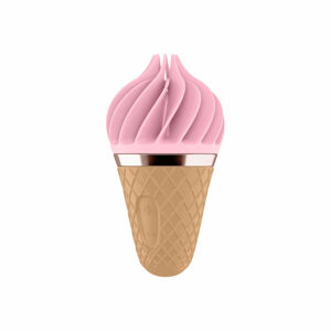 Satisfyer Sweet Treat – nabíjací rotačný vibrátor na klitoris (ružový-hnedý)