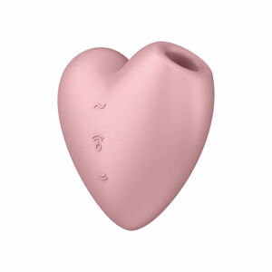 Satisfyer Cutie Heart - nabíjací stimulátor klitorisu so vzduchovou vlnou (ružový)