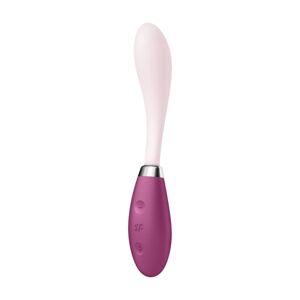 Satisfyer G-Spot Flex 3 - dobíjací vibrátor na bod G (ružový a bordový)