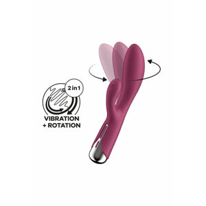 Satisfyer Spinning Rabbit 1 - Rotating Clitoral Arm Vibrator (Red)