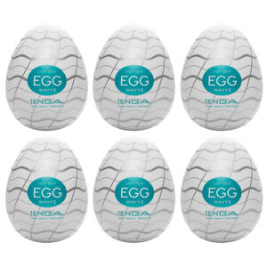 TENGA Egg Wavy II - masturbačné vajíčko (6 ks)