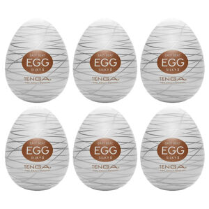 TENGA Egg Silky II - masturbačné vajíčko (6 ks)