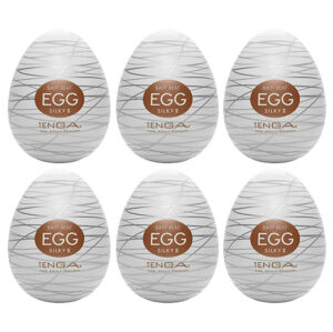 TENGA Egg Silky II - masturbačné vajíčko (6ks)