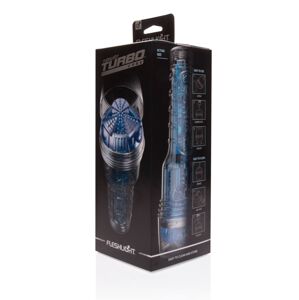 Fleshlight Turbo Core - modrý sací masturbátor