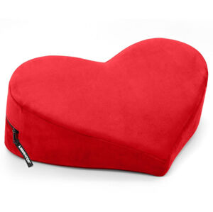 Liberator Heart Wedge - sexuálny vankúš v tvare srdca (červený)