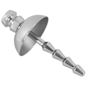 Penisplug - metal urethral dilator (silver)