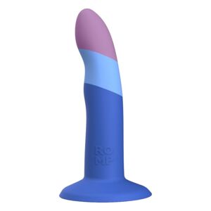 ROMP Piccolo - flexibilné silikónové dildo (modro-fialové)