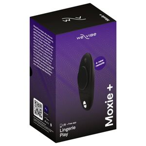 We-Vibe Moxie+ - Nabíjací, rádiom riadený, inteligentný vibrátor na klitoris (čierny)