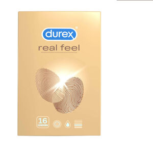 Durex Real Feel – bezlatexové kondómy (16ks)