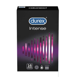 Durex Intense - vrúbkované a bodkované kondómy (16 ks)