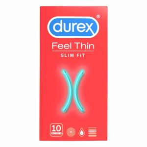 Durex Feel Thin Slim Fit - Life-Like Sensation Condoms (10 pack)