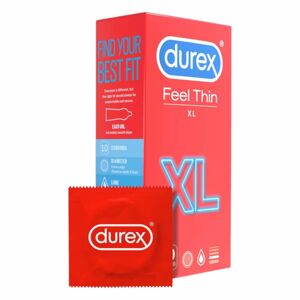 Durex Feel Thin XL - prirodzený pocit kondóm (10 ks)