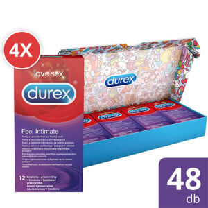 Durex Feel Intimate - balenie tenkostenných kondómov (3 x 12 ks)