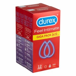 Durex Feel Intimate - Balenie tenkých kondómov (2x12 ks)