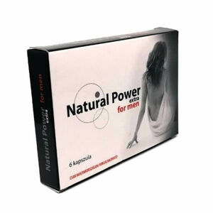 Natural Power - výživový doplnok pre pánov (6 kusov)