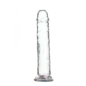 Addiction Crystal - dildo s prísavkou (priesvitné) - 20cm