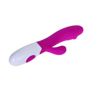 Pretty Love Snappy - vodotesný vibrátor na bod G s ramenom na klitoris (fialový)