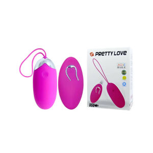 Pretty Love Berger - dobíjacie, rádiom riadené, vibračné vajíčko (ružové)