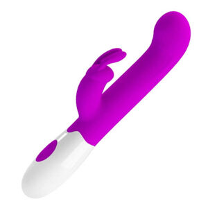 Pretty Love Centaur - vodotesný vibrátor na bod G s ramenom na klitoris (fialový)