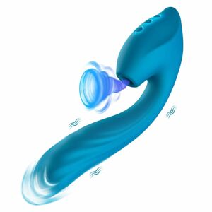 Vibeconnect - vodotesný vibrátor bodu G a stimulátor klitorisu (modrý)