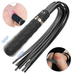 Sex HD Bloody Mary - Rechargeable, Waterproof Vibrator and Whip (Black)