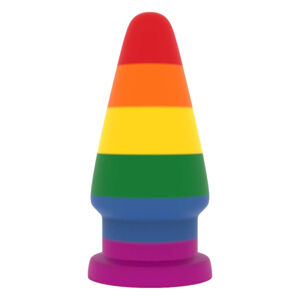 Lovetoy Prider - análny rozťahovací kolík - 15 cm (dúhový)