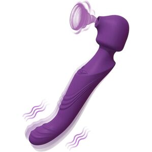 Tracy's Dog Wand - vodotesný, nabíjací, pulzujúci masážny vibrátor (fialový)