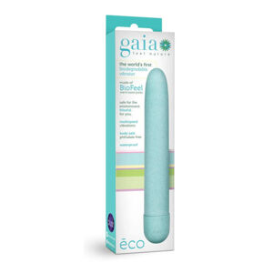 Gaia Eco L - ekologická tyčová vibračná pomôcka (modrá) - veľká
