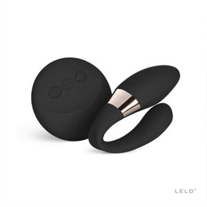 LELO Tiani Duo - silikónový vibrátor (čierny)