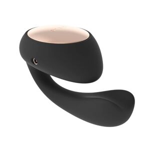 LELO Ida Wave – inteligentný, nabíjací vibračný a rotačný vibrátor (čierny)