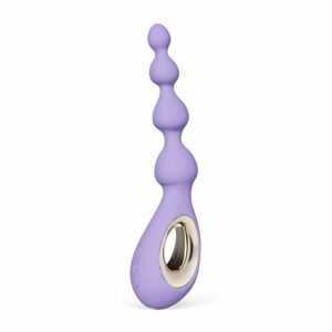 LELO Soraya Beads - dobíjací, vodotesný análny vibrátor (fialový)