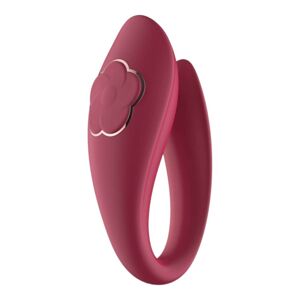 Raytech Rose - Rechargeable, Waterproof Couple's Vibrator (Red)