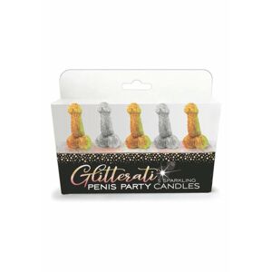 Glittaretti - Sada sviečok na penis (5ks)