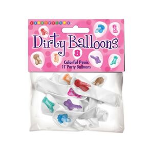 Špinavé balóny - balón so vzorom penisu (7ks)