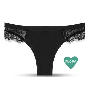 Adalet Flora Normal - menštruačné nohavičky (čierne)