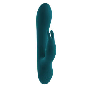 Playboy Rabbit - Rechargeable Waterproof Rabbit Vibrator (Turquoise)