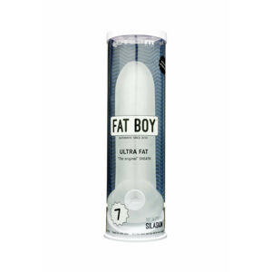Fat Boy Original Ultra Fat - návlek na penis (19cm) - biely
