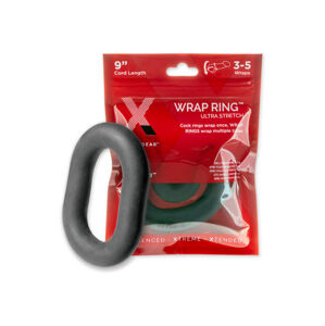 Perfect Fit Ultra Wrap 9" - hrubý krúžok na penis - čierny (22 cm)