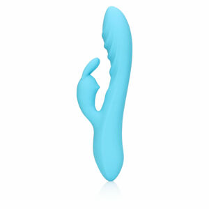 Loveline - Rechargeable, Waterproof, Rabbit Clitoral Vibrator (Blue)