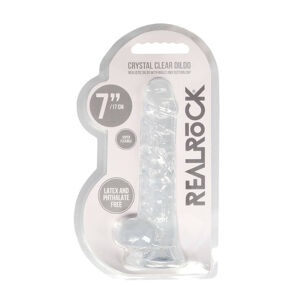 REALROCK - priesvitné realistické dildo - vodočisté (17cm)