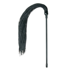 Easytoys Tickler - pálivá silikónový bičík (čierny)