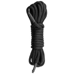 Easytoys Rope - bondage lano (5m) – čierne
