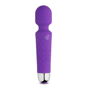 EasyToys Mini Wand - dobíjací masážny vibrátor (fialový)