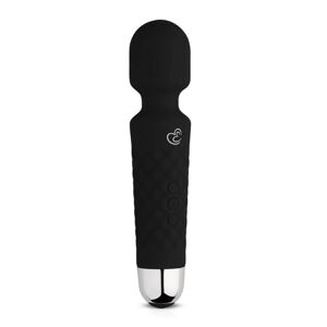 EasyToys Mini Wand - dobíjací vibračný masážny prístroj (čierny)